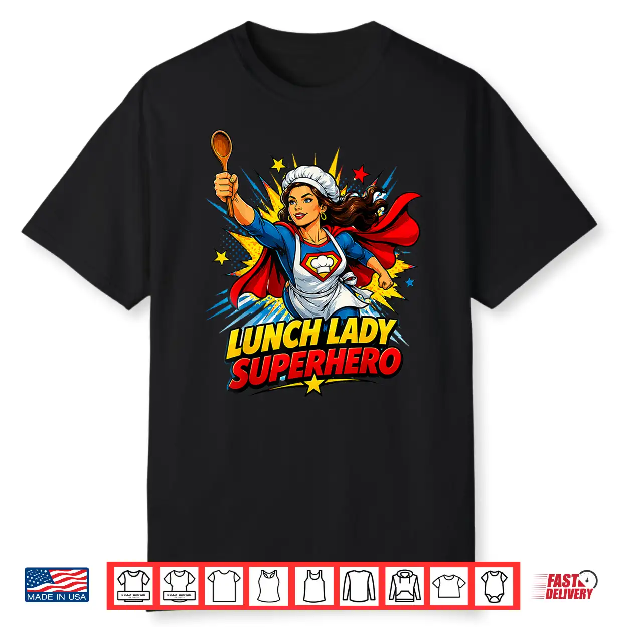 Lunch Lady Superhero Shirt