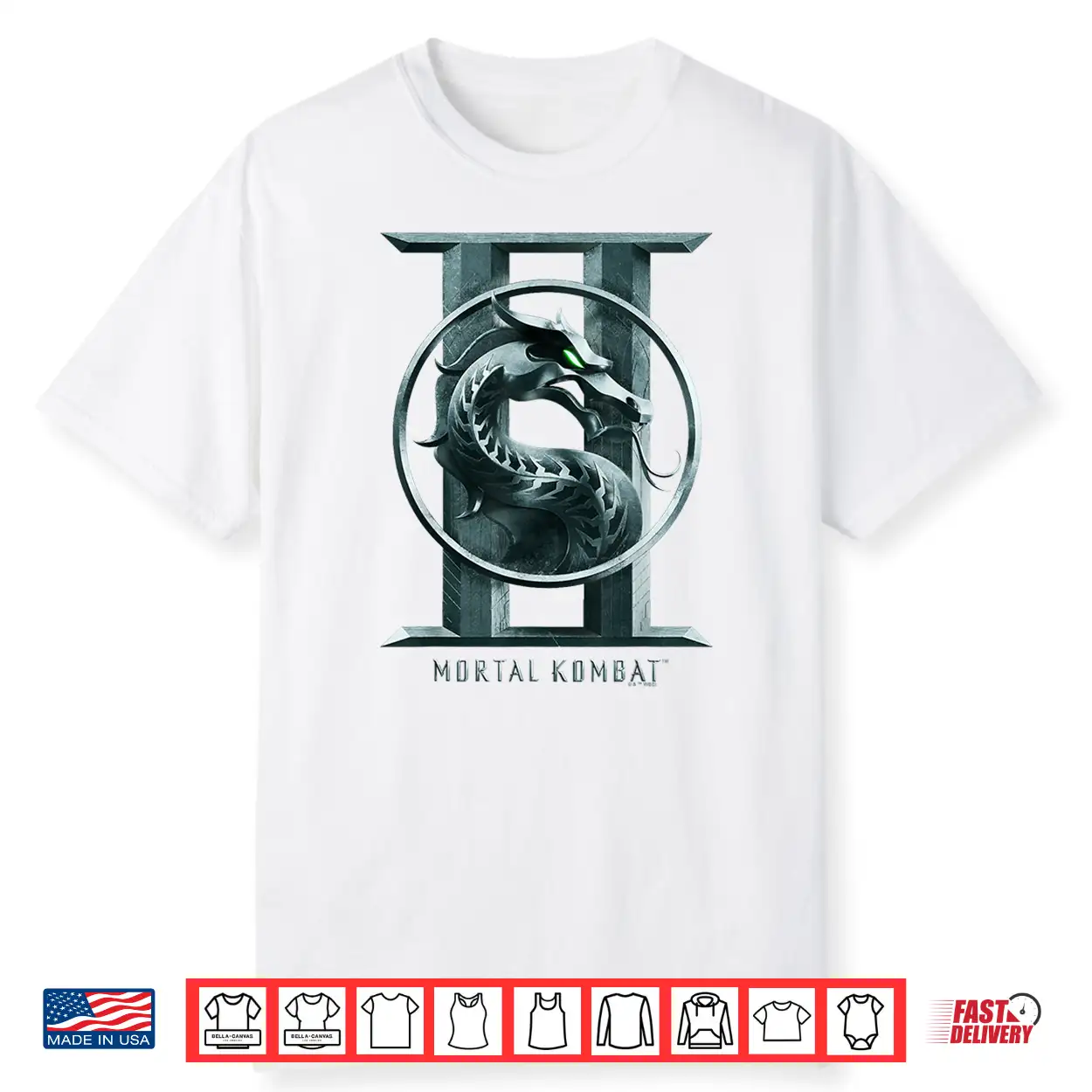 Mortal Kombat 2 Big Seal Logo Shirt