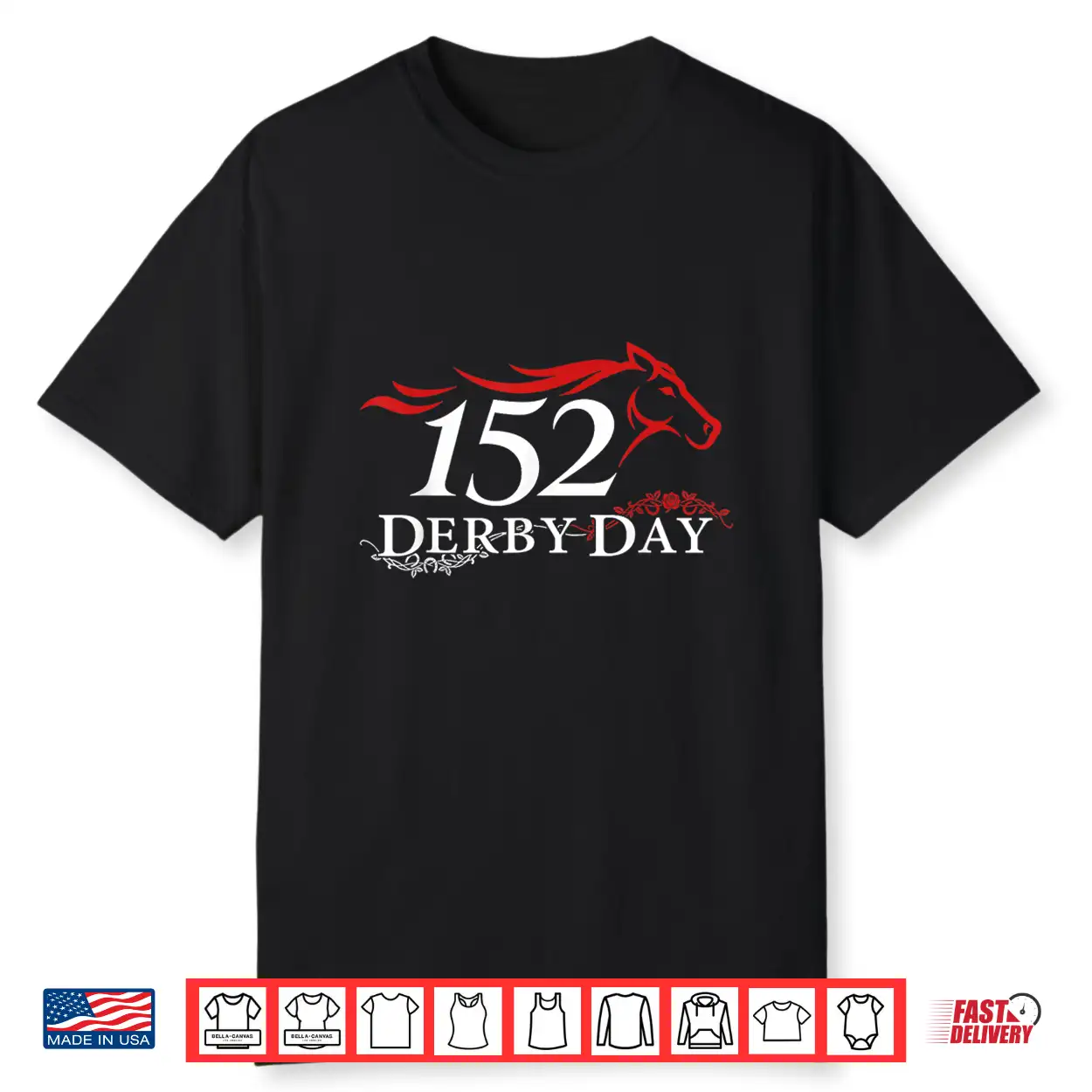 Celebrating 152 Years Funny Derby Day Horse Racing Derby Shirt