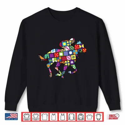 Sweatshirt Horse Lover Derby Horse Racing Funny Racing Silks Jockey Shirt