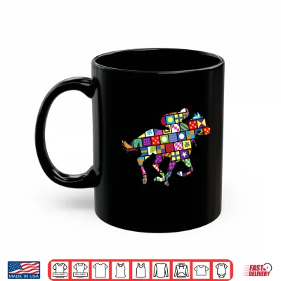 Mug Horse Lover Derby Horse Racing Funny Racing Silks Jockey Shirt