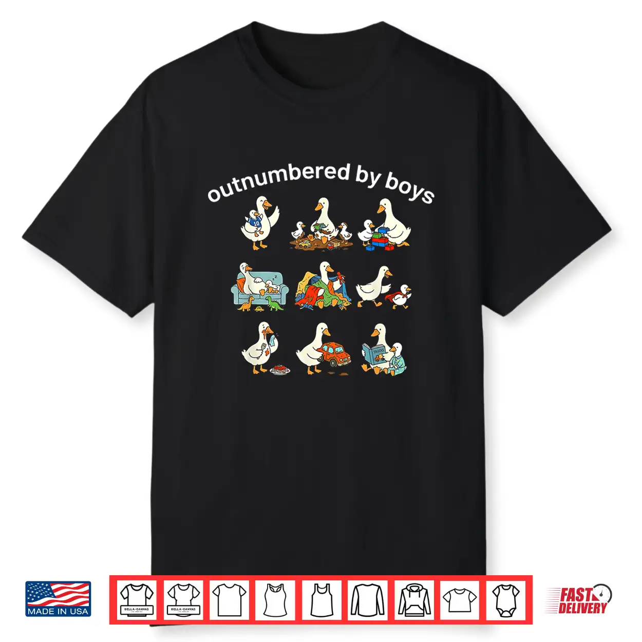 Outnumbered By Boys Shirt