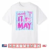 Retro Stripes Last Day Of School Teacher Made It To May Shirt