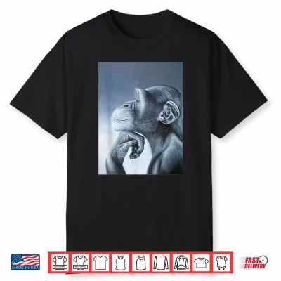Funny Lion Monkey Meme Brainrot Rage Bait Monkey Meme Shirt