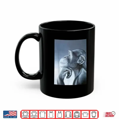 Mug Funny Lion Monkey Meme brainrot Rage Bait Monkey Meme Shirt