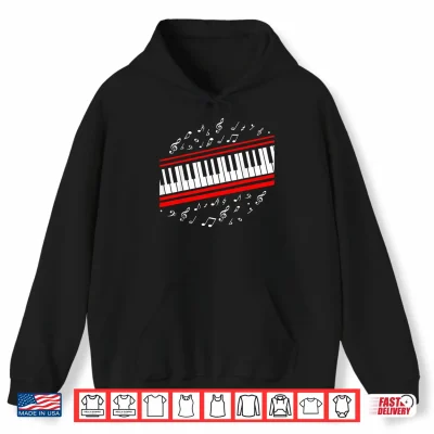 Hoodie Piano Beat it Music Shirt