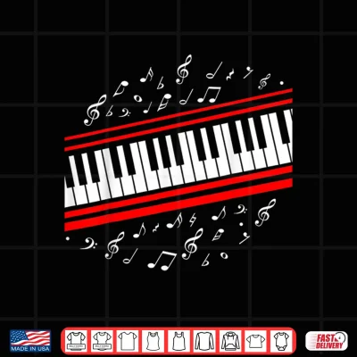 Design Piano Beat it Music Shirt