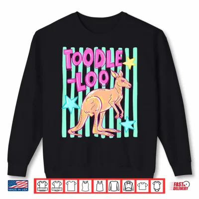 Sweatshirt Striped Toodle Loo Kangaroo Funny Summer Vibes Men Women Shirt