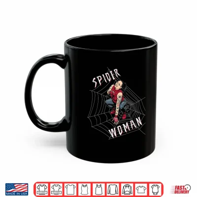 Mug Spider Woman Funny Superhero T Spiderweb Shirt