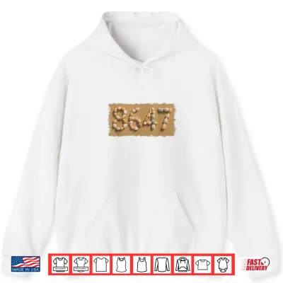 Hoodie 86 47 8647 Shirt 86 47 Seashells Sea Shells Summer Beach Shirt
