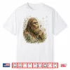 Bigfoot Blowing Dandelion Sasquatch Making A Wish Vintage Shirt