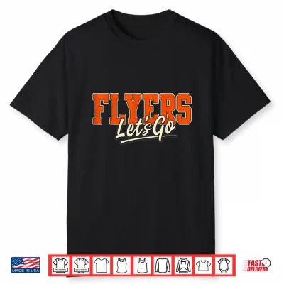 Let’S Go Flyers Retro Vintage For Men Women Boys Youth Tee Shirt