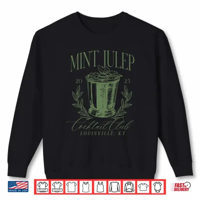 Sweatshirt Mint Julep Cocktail Club Vintage Julep Mint Cocktail Shirt