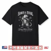 Sober And Feral Living Wild And Clean Vintage Retro Funny Shirt