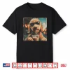 Funny Goldendoodle Drinking Iced Coffee Dog With Sunglasses Shirt