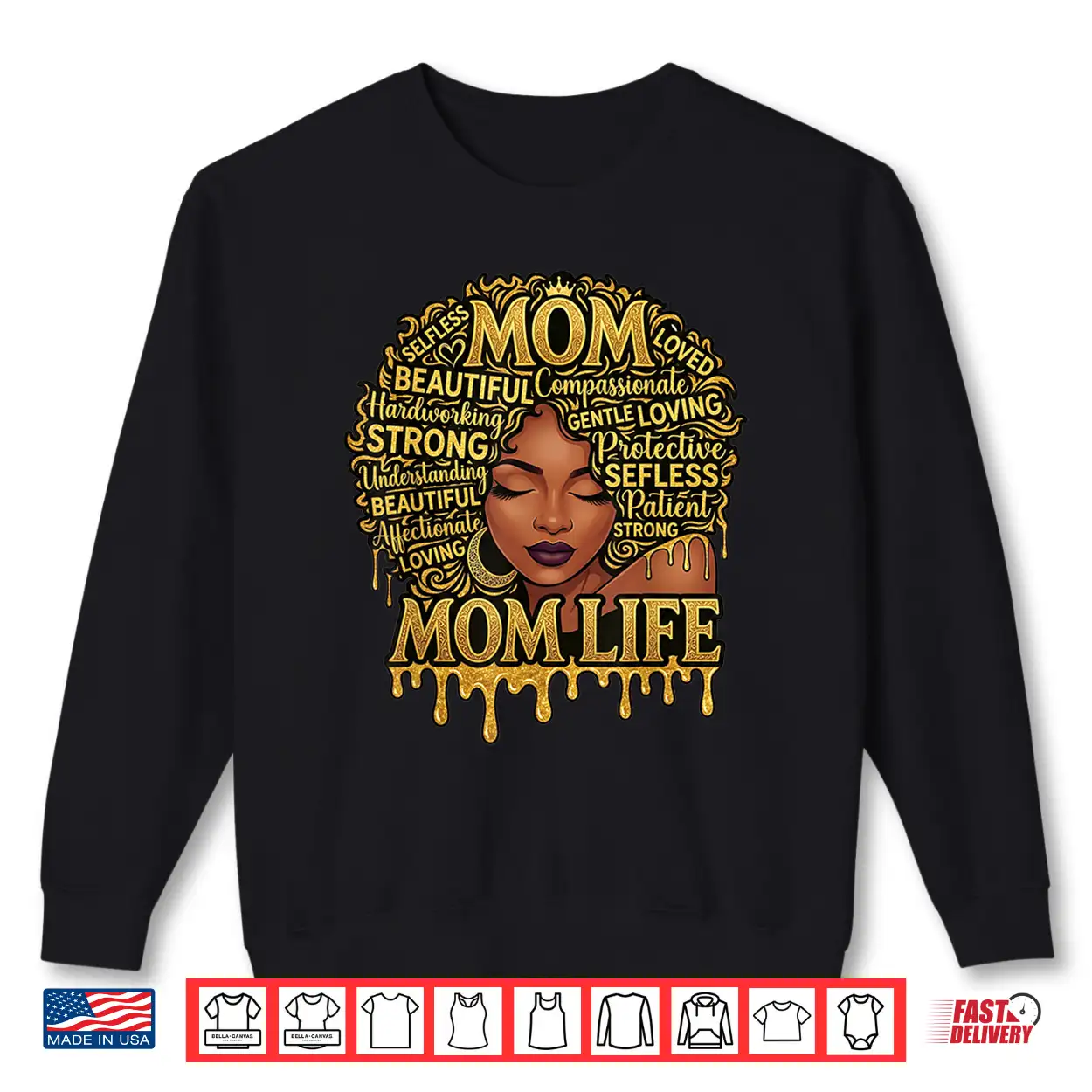 Black Women African American Black Mom Life Mother’S Day Shirt Black Women African American Black Mom Life Mother’S Day Shirt