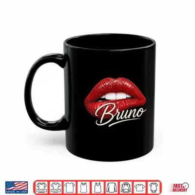 Mug Bruno Name Retro Vintage Gift for Men Women Boy Girl Shirt
