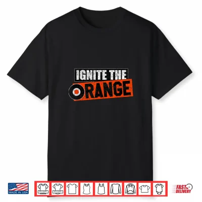 Vintage Flyers Ignite The Orange Retro Shirt