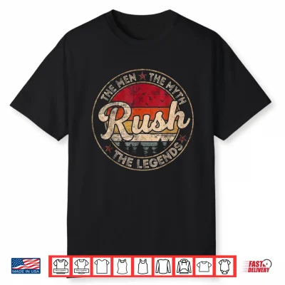 Vintage The Men The Myth Rush Legends Gift For Men Women Shirt