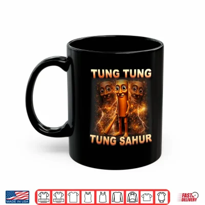 Mug Tung Tung Tung Sahur is Calling Funny Italian Brainrot Shirt