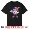 Baseball Drip Ice Cream Boys Kids Baseball Drip 4Th Of July Shirt