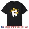 Cinco De Mayo Dentist Tooth Eating Taco Sombrero Dental Shirt