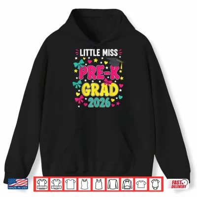 Hoodie Little Graduate Pre K Grad 2026 Preschool Graduation Shirt