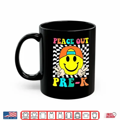 Mug Last Day Of School Peace Out Pre K Graduation Shirt