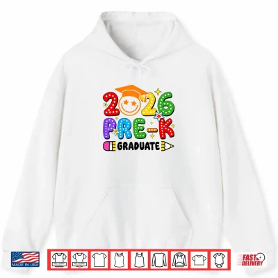 Hoodie Pre K Graduation 2026 Preschool Graduate Shirt