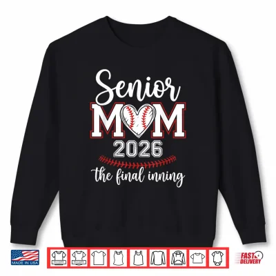 Sweatshirt Senior 2026 The Final Inning Baseball Heart Graduation Shirt