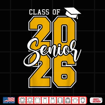 Design Class of 2026 Senior 2026 Graduation Shirt