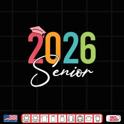 Design Senior 2026 Graduation Funny Class of 2026 Grad Mens Womens Shirt