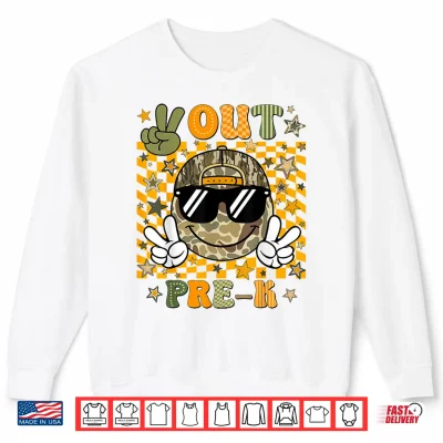 Sweatshirt Peace Out Pre K Camo Last Day Senior Graduation Shirt