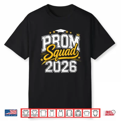 Prom Squad Graduation Class Of 2026 Party Matching Group Shirt