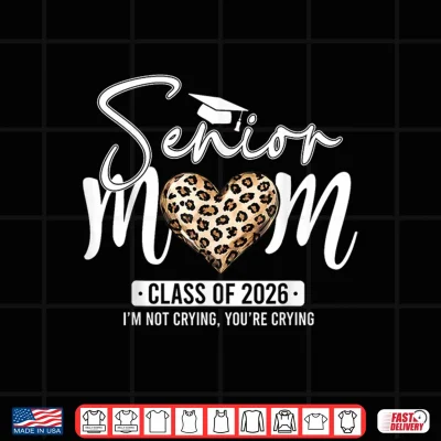 Design Senior Relative Class Of 2026 Senior 2026 Graduation Leopard Shirt