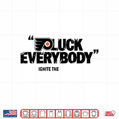 Design Philadelphia Flyers Puck Everybody Ignite The Orange Shirt