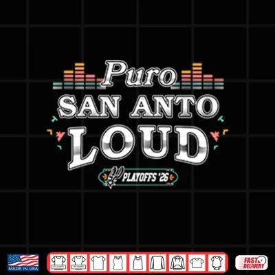 Design Puro San Anto Loud Playoffs 2026 Shirt