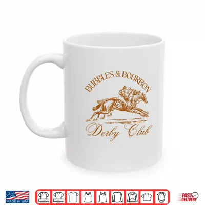 Mug Bubbles And Bourbon Derby Club Shirt