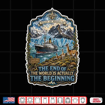 Design Cruise Historic Exploration Strait Of Magellan Vintage Shirt