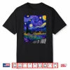 Let It Gogh Vincent Van Gogh Starry Night Design Shirt