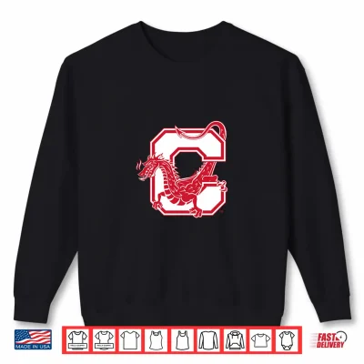 Sweatshirt S U N Y Cortland Red Dragons C Mark Shirt