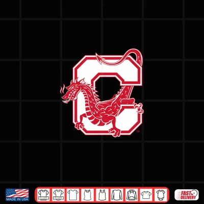 Design S U N Y Cortland Red Dragons C Mark Shirt