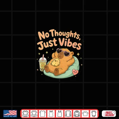 Design No Thoughts Just Vibes Shirt