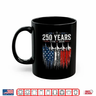 Mug 250th Anniversary USA Patriotic 250 Years American 4th July Shirt