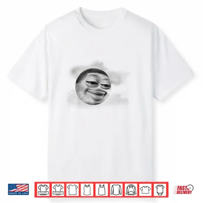 Funny Flight Reacts Moon Face Meme Shirt