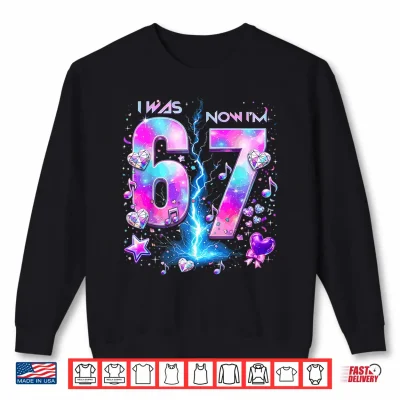 Sweatshirt I was 6 Now Im 7 K Pop Birthday Girls 67 Korean Music Shirt