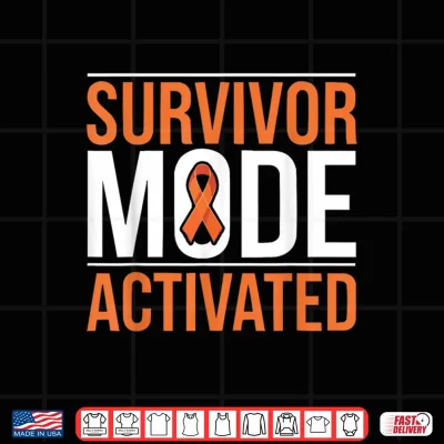 Design Bone Marrow Orange Ribbon Acute Myeloid Leukemia Awareness Shirt