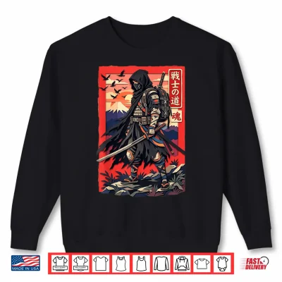 Sweatshirt Samurai Warrior Katana Art Shirt
