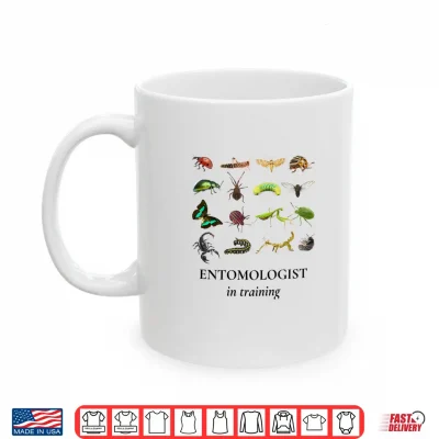 Mug Bug Explorer Entomologist in Training Insects Kids Girl Boys Comfort Colors Crop Top