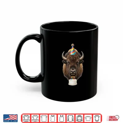 Mug Bison Buffalo Birthday Shirt